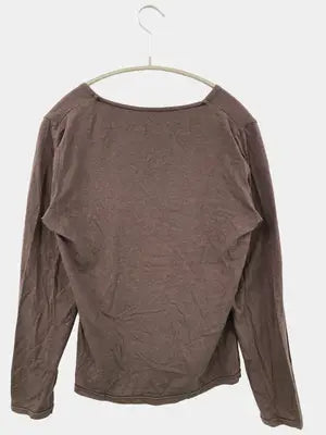 Tシャツ/カットソー/トップス/ブラウン/L
