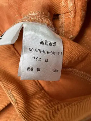 hotter than hell/デニムパンツ/パンツ/オレンジ/M