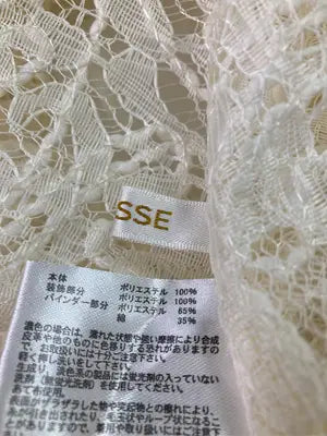 CASSE/ワンピース/ワンピース/ドレス/アイボリー/M