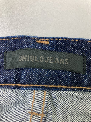 UNIQLO JEANS/ユニクロジーンズ/デニムパンツ/パンツ/ネイビー/24(61cm)