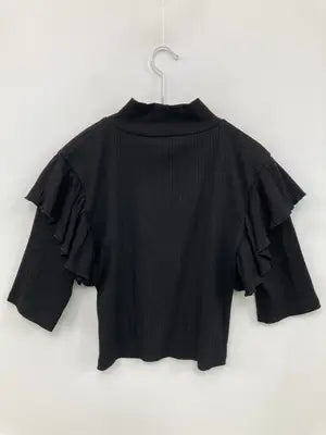 ZARA/ザラ/Tシャツ/カットソー/トップス/ブラック/EUR L