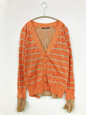 MuNich/ミューニック/カーディガン/ボレロ/トップス/オレンジ