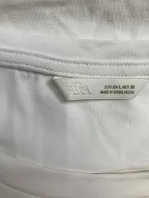 ZARA/ザラ/Tシャツ/カットソー/トップス/ホワイト/L