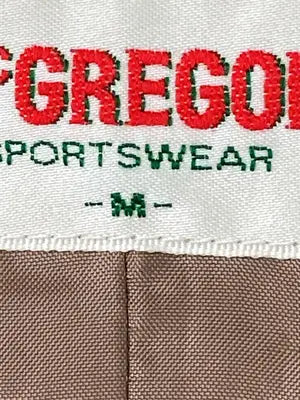 McGREGOR/マックレガー/ベスト/トップス/ブラウン/M