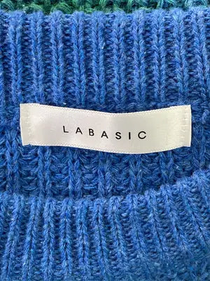 LABASIC/ニット/セーター/トップス/ブルー/XXL