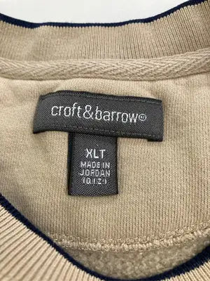 croft&barrow/クラフトアンドバロー/スウェット/トップス/ベージュ/XLT