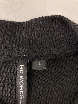 HK WORKS LOMDON/ニット/セーター/トップス/ブラック/L