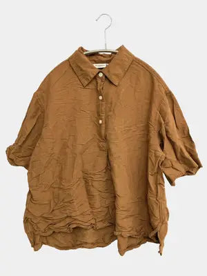 UNIQLO JW Anderson/ユニクロジェイダブリューアンダーソン/シャツ/ブラウス/トップス/ブラウン/M