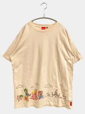 NINTENDO/Tシャツ/カットソー/トップス/ベージュ/M