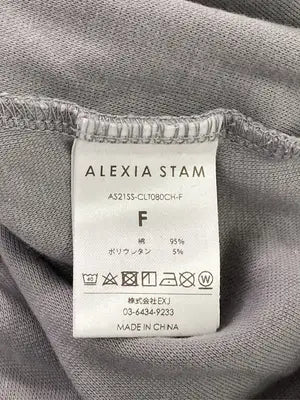 ALEXIA STAM/アリシアスタン/Tシャツ/カットソー/トップス/グレー/F