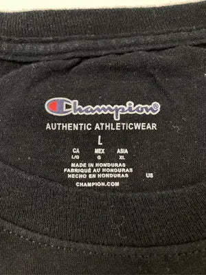Champion/チャンピオン/Tシャツ/カットソー/トップス/ブラック/L