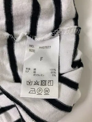 Tシャツ/カットソー/トップス/ホワイト/F