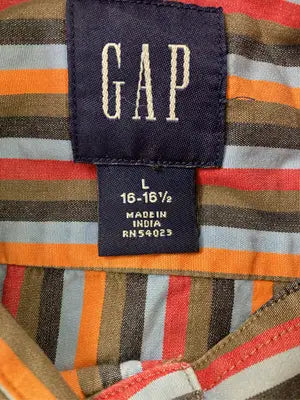 GAP/ギャップ/シャツ/ブラウス/トップス/オレンジ/L   16-16 1/2
