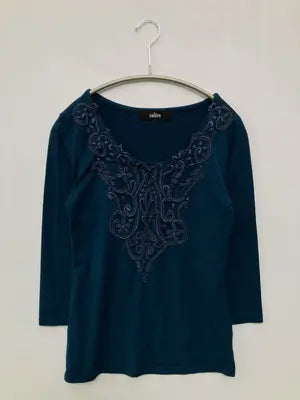 Salire/Tシャツ/カットソー/トップス/ブルー/M