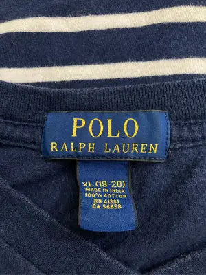 Polo Ralph Lauren/ポロラルフローレン/Tシャツ/カットソー/トップス/ネイビー/XL