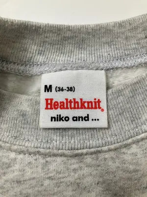 niko and .../ニコアンド/スウェット/トップス/グレー/M (36-38)