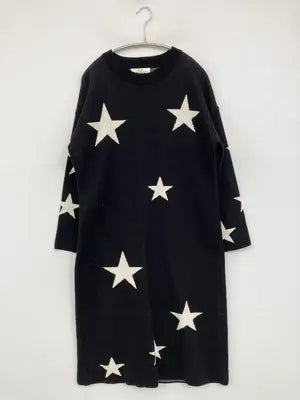 H/S/シャツワンピース/ワンピース/ドレス/ブラック/M