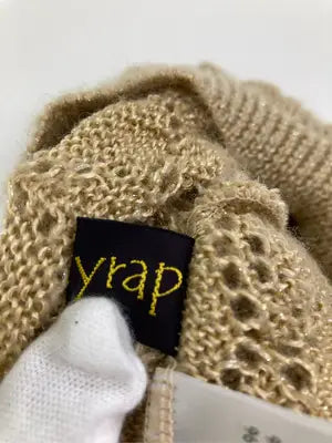 pozzzyrap/ニットキャップ/ビーニー/帽子/ベージュ/フリー