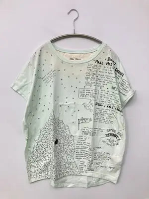 Bleu Bleuet/Tシャツ/カットソー/トップス/ライトグリーン/F