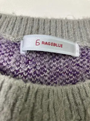 RAGEBLUE/レイジブルー/ニット/セーター/トップス/グレー/F