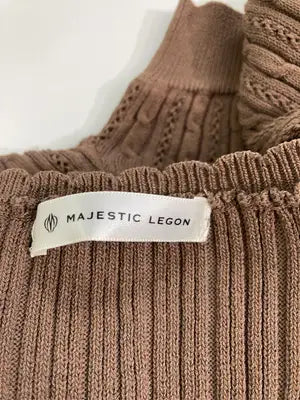 MAJESTIC LEGON/マジェスティックレゴン/ニット/セーター/トップス/ブラウン/M