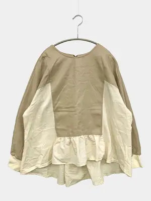 flux/Tシャツ/カットソー/トップス/ベージュ/F
