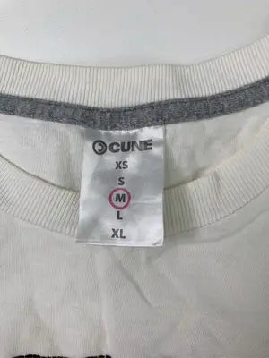 CUNE/キューン/Tシャツ/カットソー/トップス/ホワイト/M