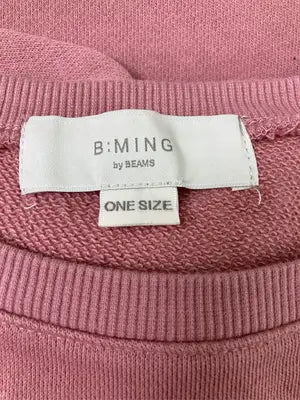 B:MING/ビーミング/スウェット/トップス/ピンク/ONE SIZE