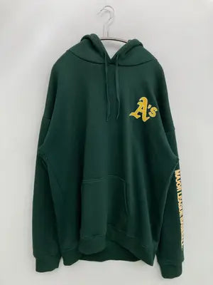 MAJOR LEAGUE BASEBALL/メジャーリーグベースボール/パーカー/トップス/グリーン/LL