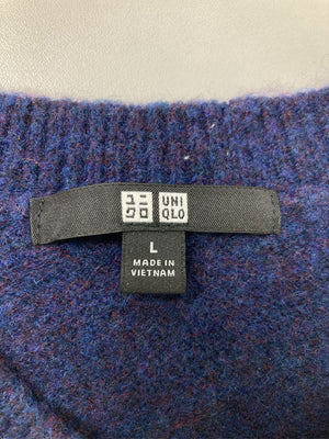 UNIQLO/ユニクロ/ニット/セーター/トップス/パープル/L