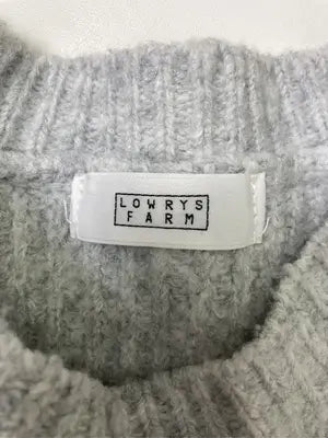 LOWRYS FARM/ローリーズファーム/ニット/セーター/トップス/グレー/F
