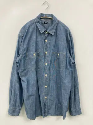 UNIQLO/ユニクロ/シャツ/ブラウス/トップス/ブルー/L