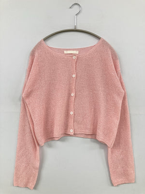 NYUNYU/ニュニュ/カーディガン/ボレロ/トップス/ピンク