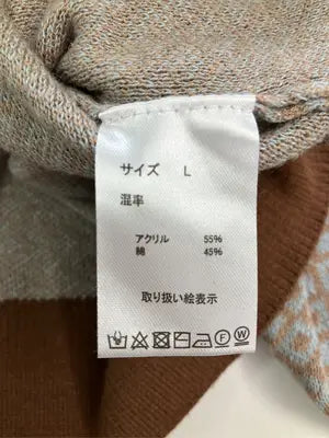 EMMA CLOTHES/エマクローズ/ポロシャツ/トップス/ブラウン/L