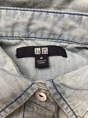 UNIQLO/ユニクロ/シャツ/ブラウス/トップス/スカイブルー/M