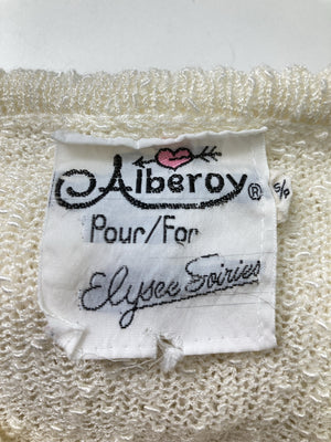 Alberoy/ニット/セーター/トップス/アイボリー/S