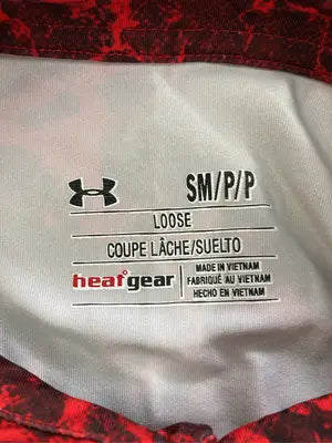 UNDER ARMOUR/アンダーアーマー/ポロシャツ/トップス/レッド/SM