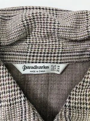 stradivarius/ストラディバリウス/シャツ/ブラウス/トップス/ブラウン/M
