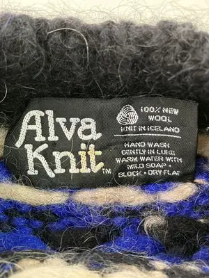 Alva Knit/ニット/セーター/トップス/ブルー