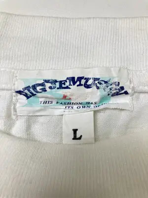 BIGJEMUSON/Tシャツ/カットソー/トップス/ホワイト/L