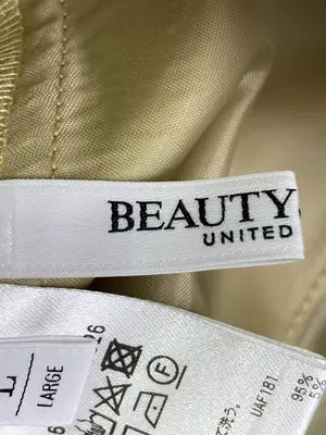 BEAUTY&YOUTH UNITED ARROWS/ビューティアンドユースユナイテッドアローズ/スラックス/パンツ/ベージュ/L