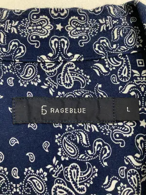 RAGEBLUE/レイジブルー/シャツ/ブラウス/トップス/ネイビー/L