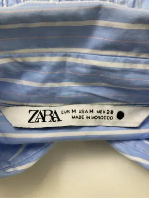 ZARA/ザラ/シャツ/ブラウス/トップス/スカイブルー/M