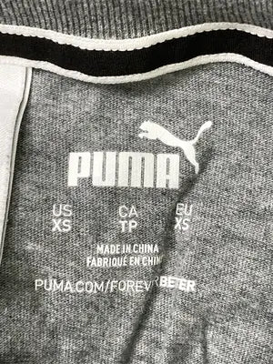 PUMA/プーマ/Tシャツ/カットソー/トップス/グレー/XS