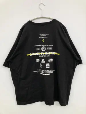 kutir/クティール/Tシャツ/カットソー/トップス/ブラック/L