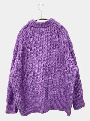ZARA/ザラ/ニット/セーター/トップス/パープル/USA M