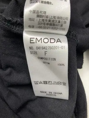EMODA/エモダ/Tシャツ/カットソー/トップス/ブラック/F