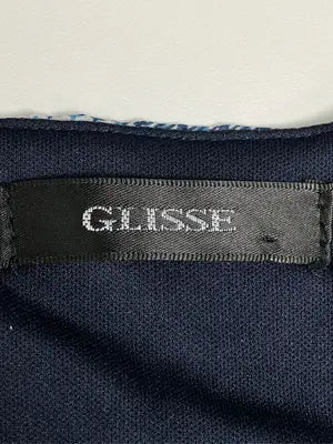 GLISSE/シャツ/ブラウス/トップス/ブルー/L