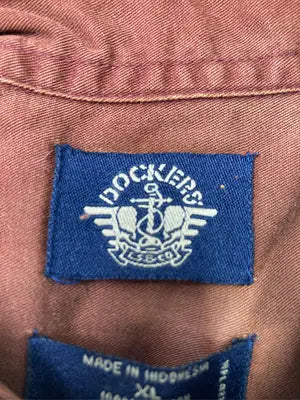 DOCKERS/ドッカーズ/シャツ/ブラウス/トップス/ブラウン/XL