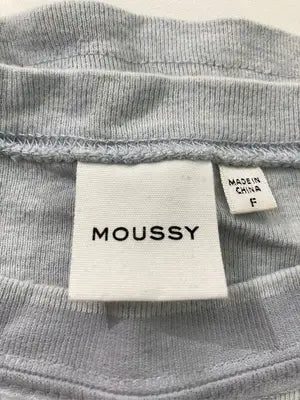 MOUSSY/マウジー/Tシャツ/カットソー/トップス/グレー/F